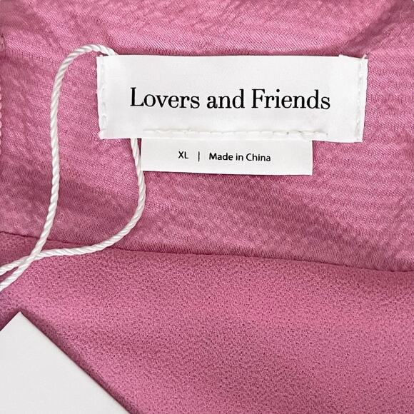 NWT Revolve Lovers & Friends Carlita Satin Skirt in Rosebloom Pink Size XL - Picture 8 of 9